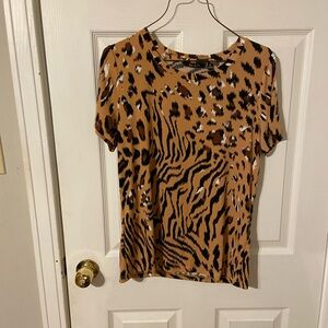 Iman Medium Leopard Print Women's Top